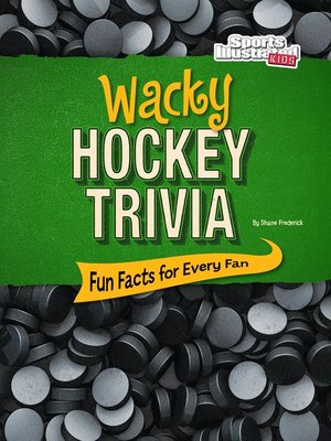 cover image of Wacky Hockey Trivia